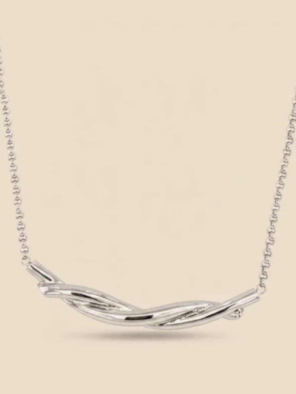 18K CARTIER Entre Lace 18k White Gold in Signature Red Cartier Box